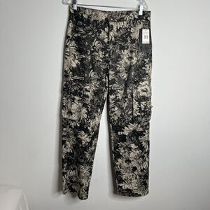 Brooklyn Laundry Men’s Jeans Straight -Leg Grey Tapestry Print Size 30